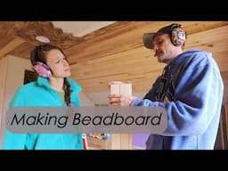 Bedroom Ceiling Done | Making Beadboard | Home Renovation