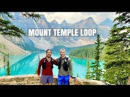 Mt. Temple and Lake Moraine Loop. Running around one of Canada's Most Famous Mountains.