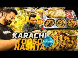 Famous Tooso Restaurant Breakfast in Karachi And Nadir Ali Podcast