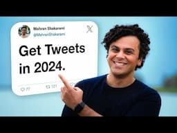 How I get Tweet data for FREE in 2024 as a data scientist