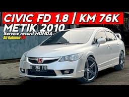 JUAL - CIVIC FD 1.8 MATIC TAHUN 2010 KEREN PISAN | Ali Rahman TV