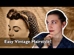 Vintage Style for Lazy Hair Days | Crocheting a Snood