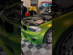 😱 BMW 1M swapped with an S65 V8 from an M3 🔥 #bmw1m #BMWM3 #shorts