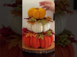 DECORATE FOR AUTUMN | Handmade Decor #shorts #windingroadcrochet #crochet