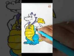 Can You Guess This Cartoon🤔! Wait For It #shorts #shortsyoutube #drawing  #dragon #art