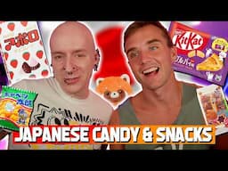 Brits Try Japanese Candy & Snacks | Roly & Calum