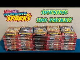 I opened 100 PACKS of SURGING SPARKS to try and COMPLETE THE SET!! (pokemon card opening)