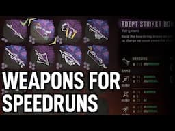 The Weapons used in Horizon Zero Dawn Speedruns