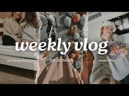 EXCITING HOME UPDATES, RUNNING A MARATHON + BLW THOUGHTS // week in my life as a stay at home mom🍂🧺