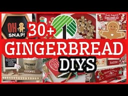 30+ Incredible GINGERBREAD CHRISTMAS DIYS YOU NEED to Try! Budget Friendly Christmas Crafts 2024