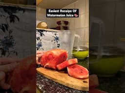 Refreshing Watermelon Juice Receipe 🍉😍 #shorts #sahil031 #ytshorts #viralvideo #viralshorts