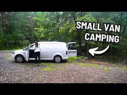 FIRST TIME CAMPING IN A SMALL VAN (Volkswagen Caddy)