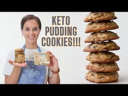 Keto Pudding Cookies! Chocolate Chip Style!🍪