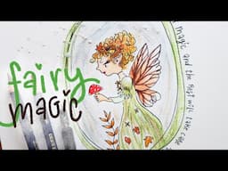 Fairy Magic Meets Fall: Inktense Autumn Adventure