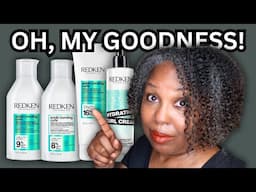 REDKEN acidic bonding curls 😍 Demo & Review | I was not expecting this!