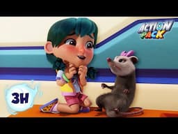 Awesome Possum | Action Pack | Preschool Learning | Moonbug Tiny TV