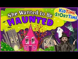 She WANTED to be HAUNTED | Halloween for kids