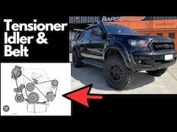 Ford Ranger Belt Tensioner & Idler Pulley Replacement