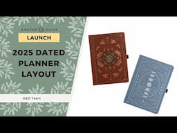 Archer & Olive 2025 DATED Planner Layout Flip Through