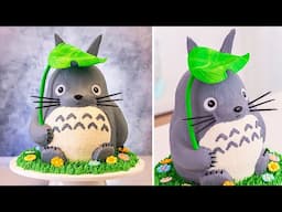 Studio Ghibli:  Totoro Cake 🌻 Buttercream Cake Decorating