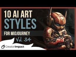 10 Fun / Sci Fi Midjourney Prompts Styles & Tips: Vol 34