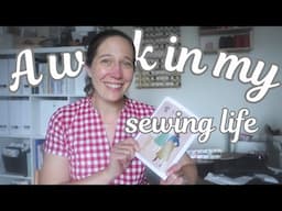 Sewing, fabrics, a new collab and mending | Get it all done this week with me!