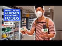 Eating UNIQUE German Grocery Foods from the German SUPERMARKET | Episode 2