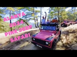 Alanya Turkey 2024 Pink Jeep Safari