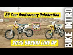 2025 Suzuki RM-Z250 and 450 | Celebrating 50 Years of RM