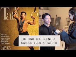 CARLOS YULO behind-the-scenes interviews! 📸