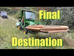 John Deere 1025R: 3 Mile Deer Blind Transport