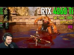 RTX 4060 Ti 8GB - Black Myth: Wukong