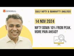 NIFTY & BANK NIFTY Analysis for Tomorrow | Stock Market Outlook | 14 November 2024, Thursday