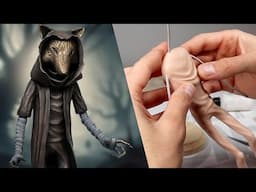 Making Up My Own Nightmare Character - Meet "The False Guide" | Polymer Clay Sculpture with a Story