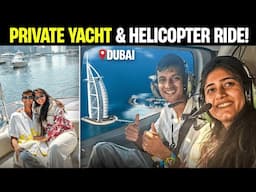 Living Luxury in Dubai - Private Yacht & Helicopter Ride 😍 🇦🇪