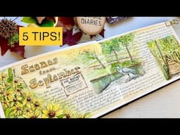 How to Storytell in Your Watercolor Nature Journal with Your Art