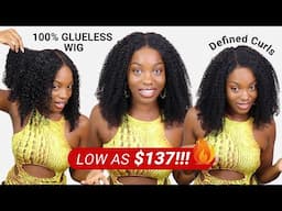 🤯 THE NATURAL HAIR GAME CHANGER, YOU NEED THIS WIG!! FT. ALIPEARL KINKY CURLY GLUELESS WIG INSTALL