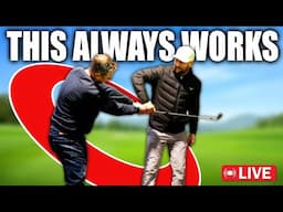 This Mid-Handicapper Got Longer & Straight in 2 Easy Steps! Live Golf Lesson