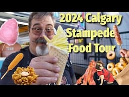 2024 Calgary Stampede Food Tour Corn Ice Cream and all the Corn Dogs