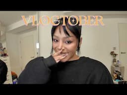 welcome back to my channel 🫶🏽 we're gonna have a great month | Vlogtober Day 1