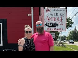 A Large Wicker Harley Davidson! Shop With Us At The Beaverton Antique Mall! Antiquing In The Midwest