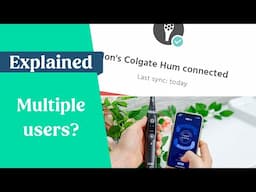 Multiple users - Oral B & Sonicare smart toothbrush & app