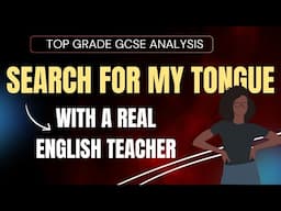 Top Grade GCSE Analysis | 'Search for my Tongue' by Sujata Bhatt