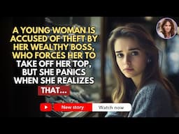 Young Woman Is Accused Of Theft By Her Wealthy Boss, Who Forces Her To Take Off Her Blouse, But...