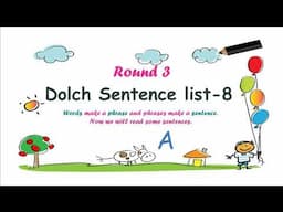 Read aloud | Dolch Sight words | Words, Phrases, Sentences- List 8 | The Infinite Academy