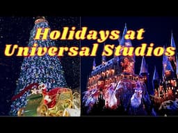 Holidays 2024 at Universal Studios -  Holiday Parade,  Christmas at Hogwarts Castle