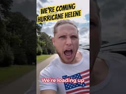 Chasing a Hurricane!🌀(on our way) #hurricane #funny #storm