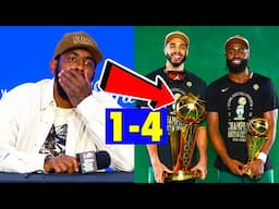 Kyrie Irving REACTS To Losing 4-1 To Boston Celtics 2024 NBA Finals!!! 🔥