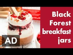 Black Forest breakfast with a Loacker Napolitaner treat #ad