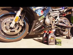 Yamaha FZ6R: Oil Change (2024)